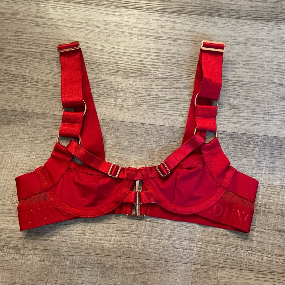 HALF OFF Lounge Red Storm Strappy Bra Size 32A NO LONGER SOLD